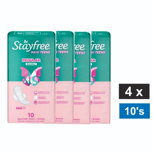 Picture of STAYFREE SCENTED PADS 4X10S 