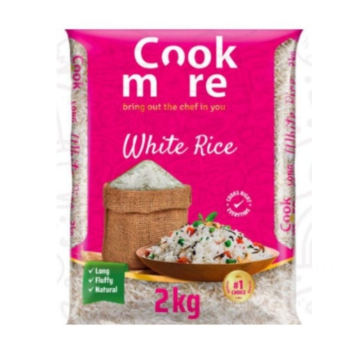 Picture of COOKMORE LONG GRAIN RICE 2KG