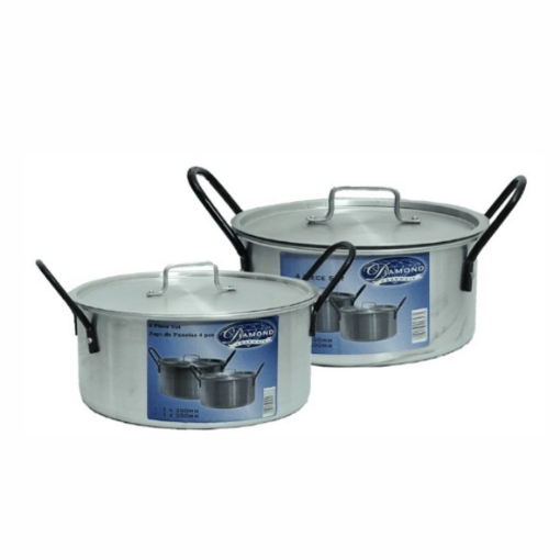 Picture of KANGO DIAMOND ALUMINIUM CATERING POTS 2 PIECE 12L/21L