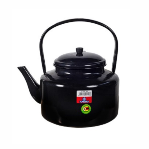 Picture of KANGO ENAMEL BLACK KETTLE 3.5L