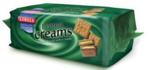 Picture of LOBELS LEMON CREAMS BISCUITS 150g