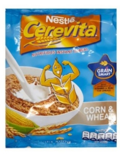Picture of NESTLE CEREVITA CORN & WHEAT INSTANT CEREAL SACHET 500g