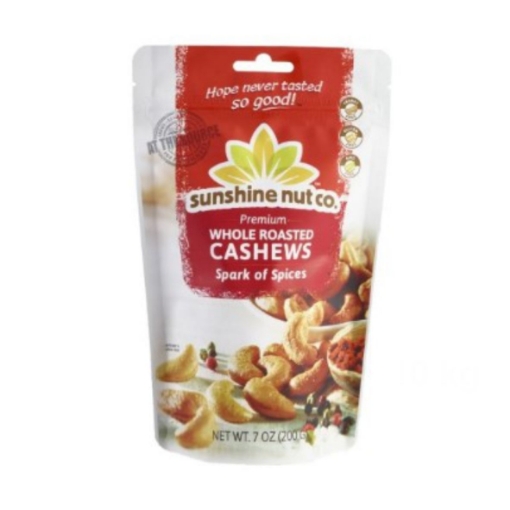 Picture of SUNSHINE NUT CO CASHEW NUTS -  SPICED 200G